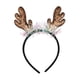 thumbnail image 2 of Decoración navideña, adornos navideños, regalos navideños, diadema con cuernos de ciervo, diadema navideña dorada, accesorios decorativos, diadema navideña, 2 of 5