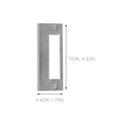 thumbnail image 2 of QUMIIRITY Kit de Réparation de Plaque de Gâche de Porte 4 Pcs en Acier Inoxydable pour Accessoires de Porte Carrée pour Propriétaires, 2 of 8