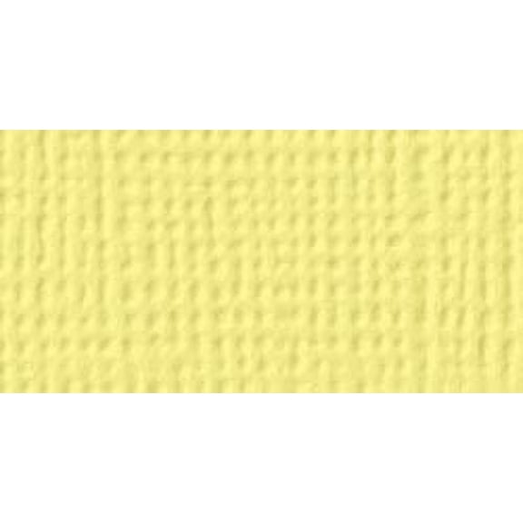 American Crafts Textured Cardstock 12"X12"-Canary