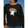 thumbnail image 2 of Live With Pride Polar Bear. Sweatshirt Women -Smartprints Designs, Female 3X-Large, 2 of 4