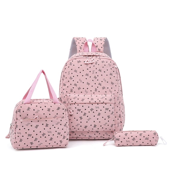 Effortless Everyday Campus Backpack for With Floral Print – Large Capacity Daypack for Middle And High