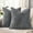 Dark Grey, variant on Rust Chenille Throw Pillow Covers 16x16 Set of 2 Thick Textured Slubby Couch Pillow Covers Farmhouse Accent Modern Neutral Decorative Pillow Cases for Bed Sofa Living Room