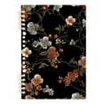 thumbnail image 7 of FORMRS 1-Subject Spiral Notebook 8" x 5" College Ruled 60 Refillable Sheet A5 Hard Cover, 2 Pack, Black Flowers, 7 of 7