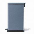 thumbnail image 2 of Home Zone Living 12 Gallon Slate Blue Stainless Steel Slim Kitchen Trash Can with Step Pedal and Soft-Close Lid, 2 of 9