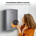 thumbnail image 6 of CAMPLUX 5.28 GPM 150,000 BTU Indoor Propane Instant Tankless Water Heater, Grey, 6 of 9