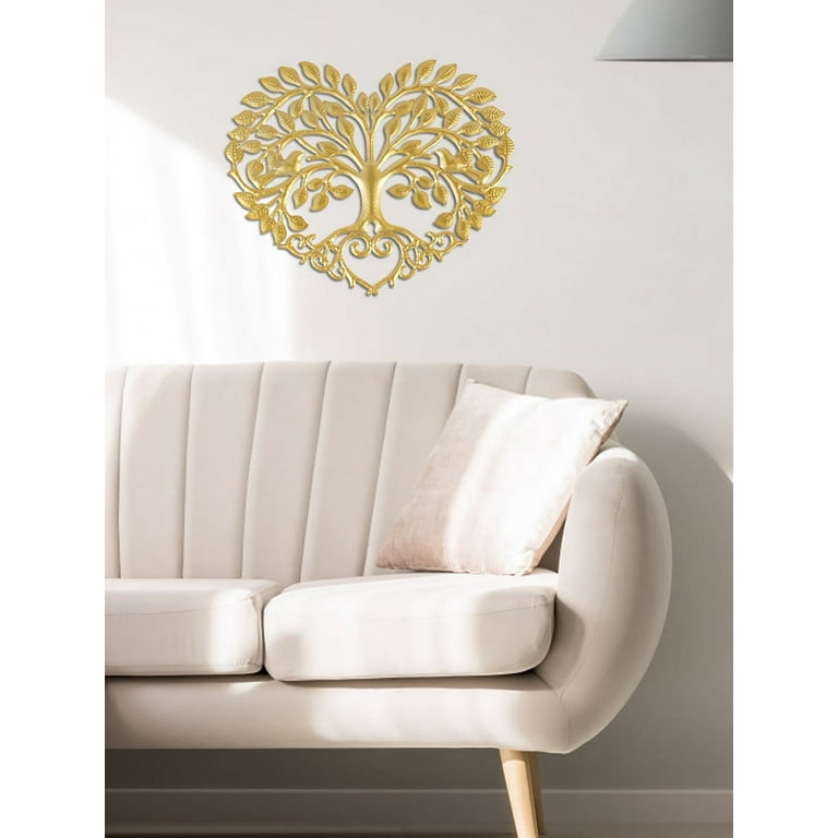 Gold Metal Heart Decor, 12.5 Inches, Mardel