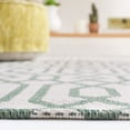 thumbnail image 5 of SAFAVIEH Martha Stewart Delores Geometric Cotton Area Rug, Green/Ivory, 4' x 6', 5 of 12
