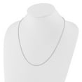 thumbnail image 5 of 14K White Gold Spiga Wheat Chain Styles Necklace Adjustable 1.4 mm 30 inch, 5 of 6