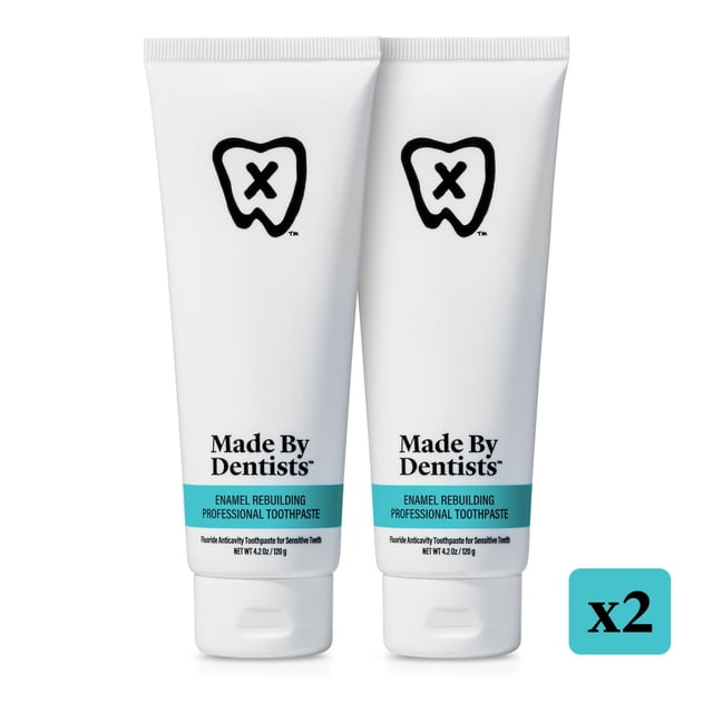 Pasta de dientes hecha por dentistas Enamel Rebuilding, 125 ml, paquete de 2