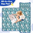 thumbnail image 4 of Blue Christmas Polar Bear Pattern Toddler Nap Mats for Kids Preschool,50"x20" Sleeping Mat Bag or Kids,Toddler Sleeping Bag,Toddler Nap Mat or Daycare, 4 of 6