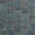 thumbnail image 1 of Ahgly Company Indoor Square Contemporary Rat Gray Patchwork Area Rugs, 3' Square, 1 of 6