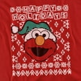 thumbnail image 2 of Sesame Street Elmo Ugly Christmas Unisex Adult T Shirt, 2 of 7