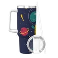 thumbnail image 2 of KLL Dinosau Space Explorer Print 40oz Stainless Steel Insulated Car Cup Coffee Mug with Spillproof Lid - Keep Your Drink Hot or Cold on the Go, 2 of 8