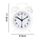 thumbnail image 2 of Mini bonito reloj despertador analógico Retro Vintage con doble campana para niños, sin repetición, funciona con pilas, campana fuerte para personas que duermen mucho, 2 of 5