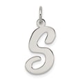 thumbnail image 1 of 925 Sterling Silver Dainty Letter S Initial Name Monogram Necklace Charm Pendant, 1 of 6