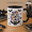 Black, variant on GOLDEN VALE Cute Bat Mug Happy Place Halloween Design