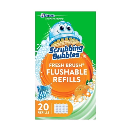 Scrubbing Bubbles Fresh Brush Toilet Cleaning Refill - Citrus Scent - 20ct