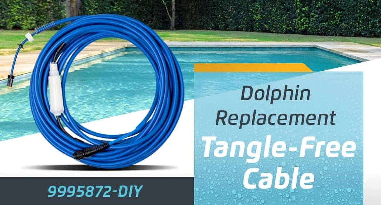 Dolphin Pool Cleaner Cable & Swivel Replacement - DIY Kit For