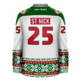 thumbnail image 5 of Christmas North Pole Nicks White Holiday Hockey Jersey, 5 of 5