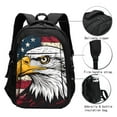 thumbnail image 3 of Disketp American Bald Eagle Mochila de Viaje Estampada para Laptop con Puerto de Carga USB, Mochila Impermeable para Computadora – Regalo para Hombres y Mujeres, 3 of 7