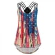 thumbnail image 2 of Camiseta Sin Mangas Para Mujer Camisetas Sin Mangas Con Dobladillo Trasero A La Moda Blusa Informal Con Cuello en U Camisetas Estampadas Odeerbi ODB164980, 2 of 4