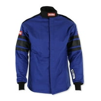 RaceQuip® 121028RQP 120 Series Driving Jacket SFI 3.2A/5 Blue/Black Stripe 3XL
