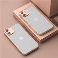 thumbnail image 1 of Funda mate armadura a prueba de golpes para iPhone 13 12 11 14 Pro Max XR XS X 7 8 Plus SE Mini parachoques de silicona de lujo transparente cubierta dura Capa Tan Jianjun unisex, 1 of 2