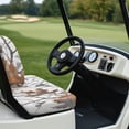 thumbnail image 6 of Pzuqiu 2-Piece Autumn Oak Leaves Golf Cart Seat Covers - Breathable Washable Universal Fit for Most 2-Seater Golf Carts, Protective Decor, 6 of 10