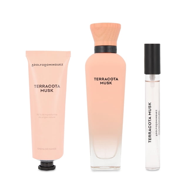 Set Adolfo Dominguez Terracota Musk 3Pzs Adolfo Dominguez 120Ml