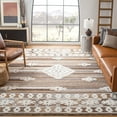thumbnail image 3 of SAFAVIEH Aspen Kerry Geometric Area Rug, Ivory/Light Brown, 6' x 9', 3 of 9