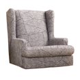 thumbnail image 1 of Stretch Wingback Slipcover Slipcovers for Wingback s Wing Cover Washable Polyester Non-Slip Furniture - A, 1 of 9