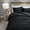 Black-King, variant on Caramel Gold King Reversible 3-Piece All Season Fluffy Comforter Bedding Set