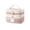 A002- Khaki, variant on Pink Mesh Toiletry Bag with Double-Layer Transparent Design, Travel Makeup Organizer for Women, Large Cosmetic Storage Bag, Portable Bathroom Pouch for Vacation Essentials