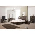 thumbnail image 2 of Titan Furnishings Rita 4-Piece Wood California King Bedroom Set in Black Wenge, 2 of 12