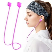 Ultra Strong Magnetic Anti-Lost Straps for AirPods, Soft Silicone Sports Lanyard & Ear Hook, Sports-Ready Silicone Anti-Lost Straps for AirPods Earbuds, AirPods Anti-Lost Straps for Sports