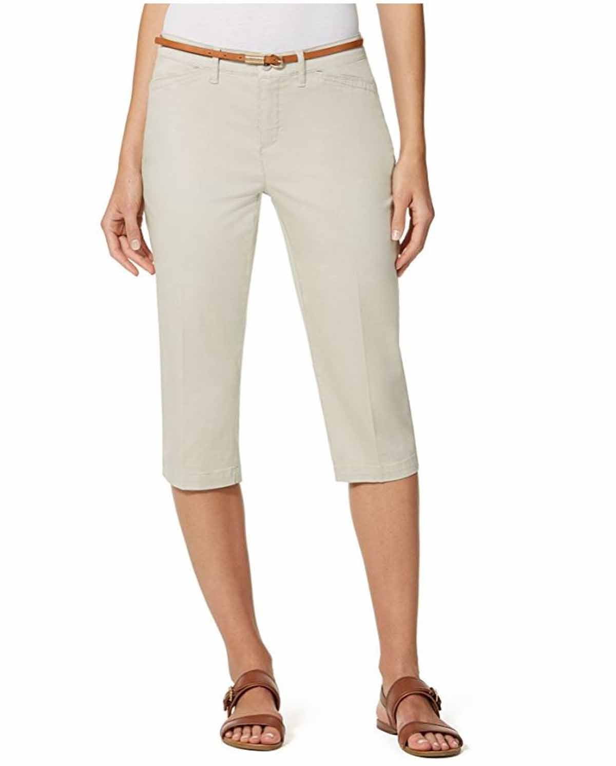 Gloria Vanderbilt Womens Anita Belted 
