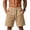 Camel, variant on Men's Solid Air-Layer Gym Shorts, Loose Fit Drawstring Athletic Sweatpants - Summer Breathable Training & Lounge Bottoms with Pockets Wine S