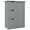 Grey, variant on Costway Bathroom Floor Cabinet Side Storage Cabinet with 3 Drawers and 1 Cupboard White