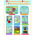 thumbnail image 3 of Juguetes Montessori Exorany de Busy Board para niños pequeños de 1 a 4 años, 3 of 6