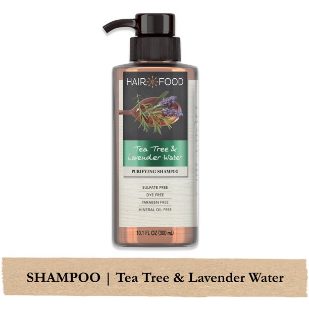 Hair Food Purifying Shampoo, Tea Tree and Lavender, 10.1 fl oz