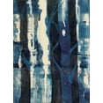 thumbnail image 2 of Hristova, Albena 25x32 Black Ornate Wood Framed with Double Matting Museum Art Print Titled - Deep Woods II Indigo, 2 of 4