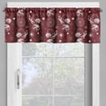 thumbnail image 4 of Ambesonne Space Valance & Curtain, Outer Space Astronaut Moon, 55"x36", Ruby Eggshell, 4 of 7