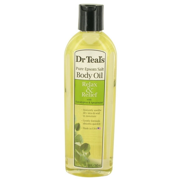 Pure Epson Sel Huile Corporelle Relax & Soulagement avec Eucalyptus & Menthe Verte 8.8 oz