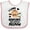 White and Pink, variant on Inktastic Monkey I Love Hanging out with My Meemaw Boys or Girls Baby Bib