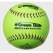 Worth Green Dot Ball - Set of 12