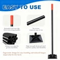 thumbnail image 2 of DEROFIT 46 inch Steel Tamper Tool, All-in-one  Durable Garden Hand Tamper with Rubber Grip for Yard, Ideal for Leveling Soil, Concret and Dirt, 8"x8", 2 of 10