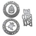 thumbnail image 1 of Halloween Boo Ghost Pumpkin Metal Cutting Dies Stencil Scrapbooking Diy Album Stamp Paper Card, 1 of 5
