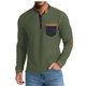 thumbnail image 1 of pstuiky manga larga para hombre, Sudadera informal deportiva de manga larga y cuello redondo para hombre Tops de hombre xxl, 1 of 8