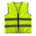 thumbnail image 2 of CHUMUD Men's High Visibility Safety Vest, Waistcoat Vest Grey Reflective Strips Traffic Clothes for Adult, One Size, 2 of 9