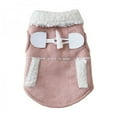 thumbnail image 2 of Dog Winter Coat - Cold Weather Suede Dog Clothes, Shearling Windproof Fall Outfit for Puppy with Fleece Lined, Soft and Warm Pet Apparel Jacket for Small Medium Dogs, 2 of 6